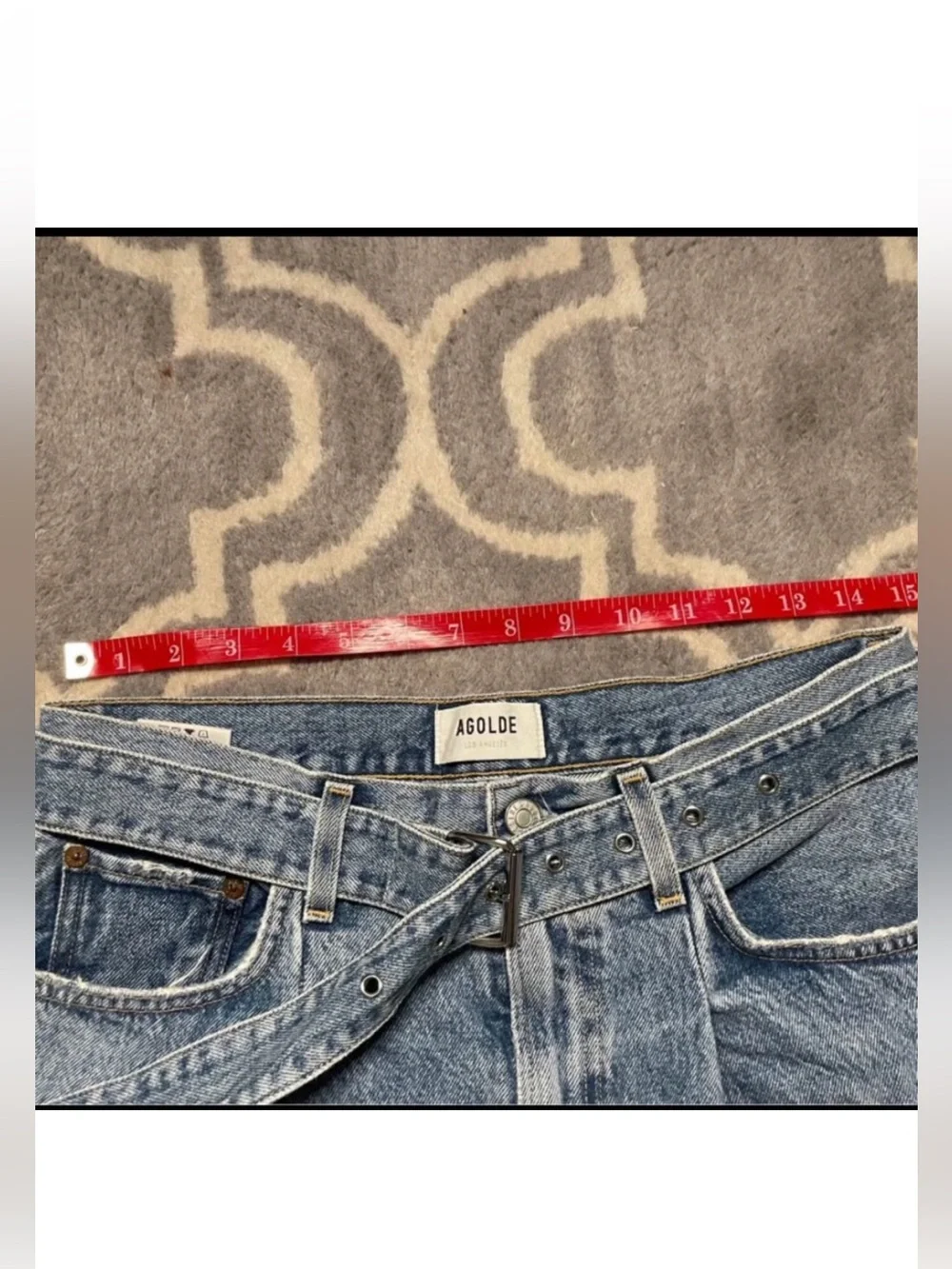 Agolde belt removable